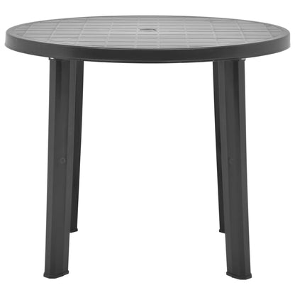 Tuintafel 89 Cm Kunststof Antraciet