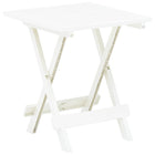 Foldable garden table 45x43x50 cm plastic white
