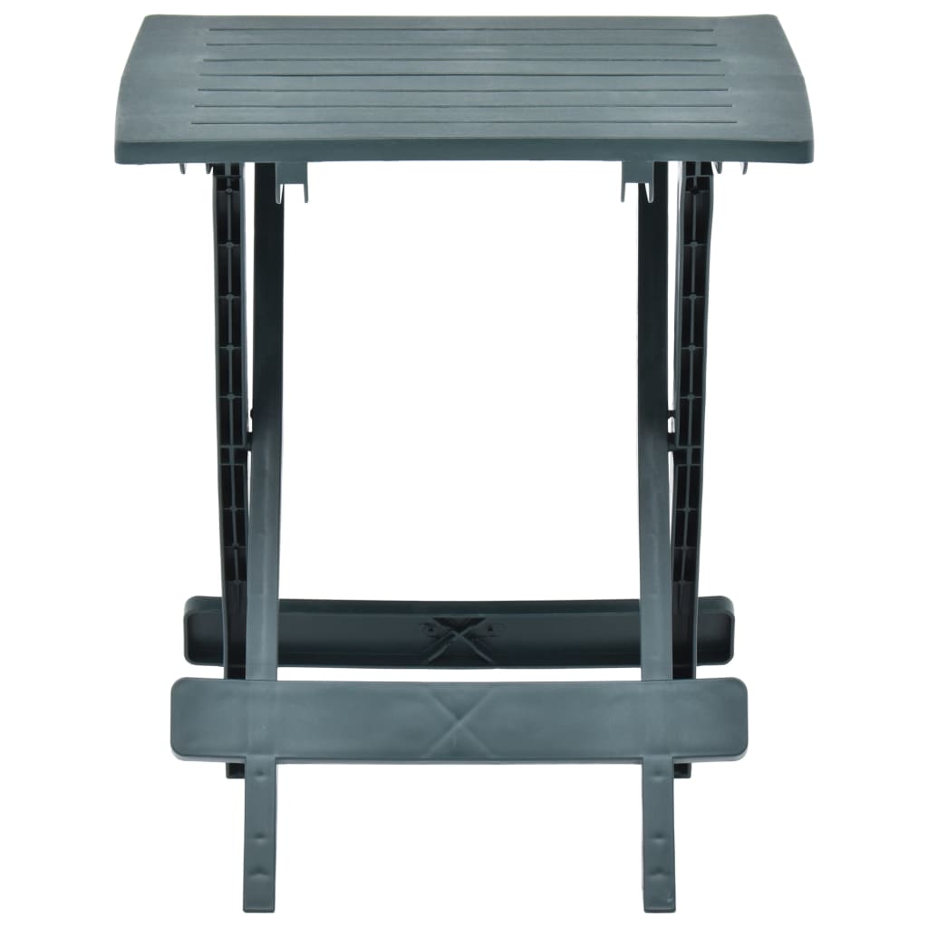 Tuintafel Inklapbaar 45X43X50 Cm Kunststof Groen