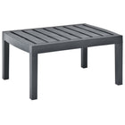 Garden table 78x55x38 cm plastic anthracite