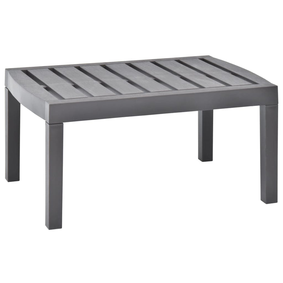 Tuintafel 78X55X38 Cm Kunststof Kleurig Mokka