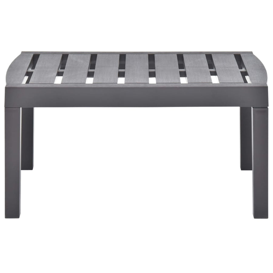 Tuintafel 78X55X38 Cm Kunststof Kleurig Mokka