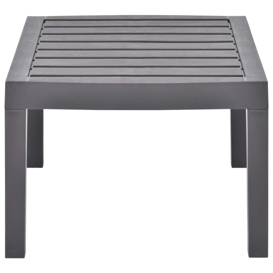 Tuintafel 78X55X38 Cm Kunststof Kleurig Mokka