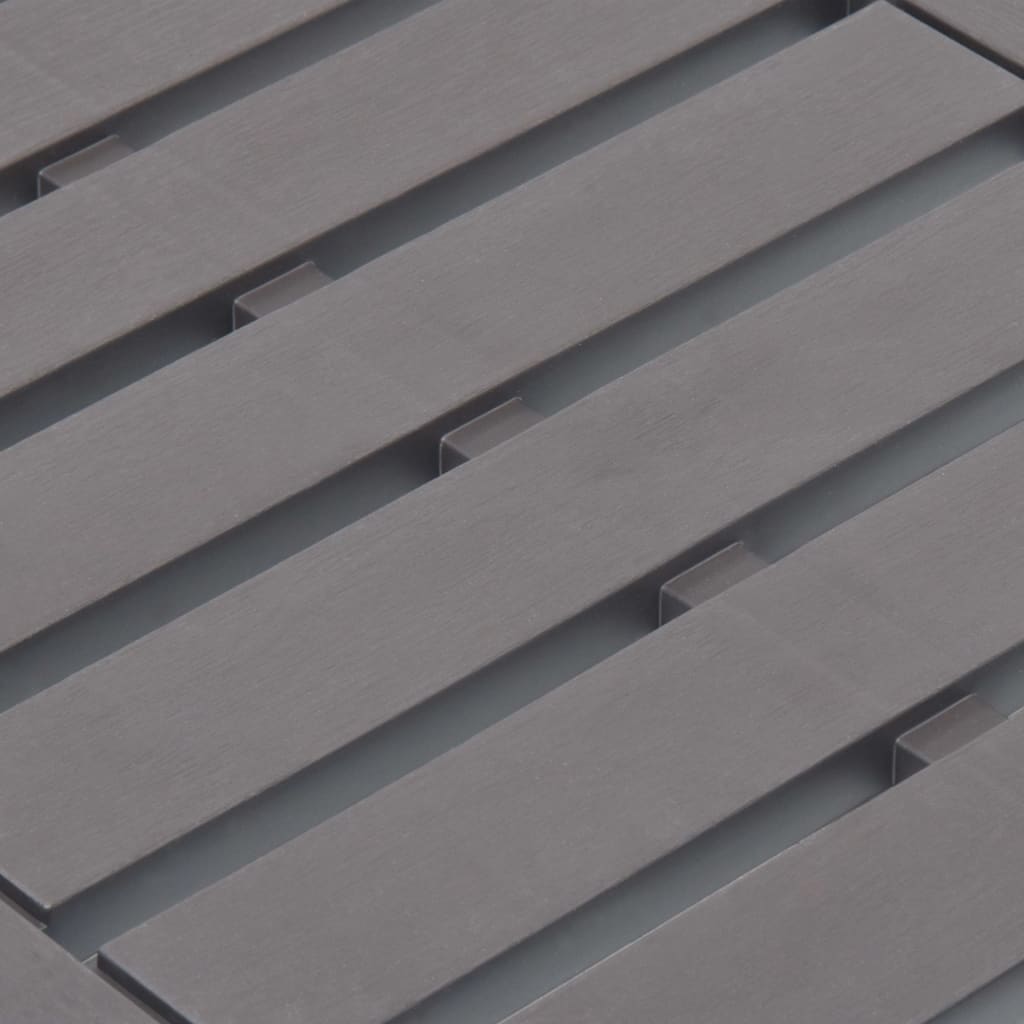 Tuintafel 78X55X38 Cm Kunststof Kleurig Mokka