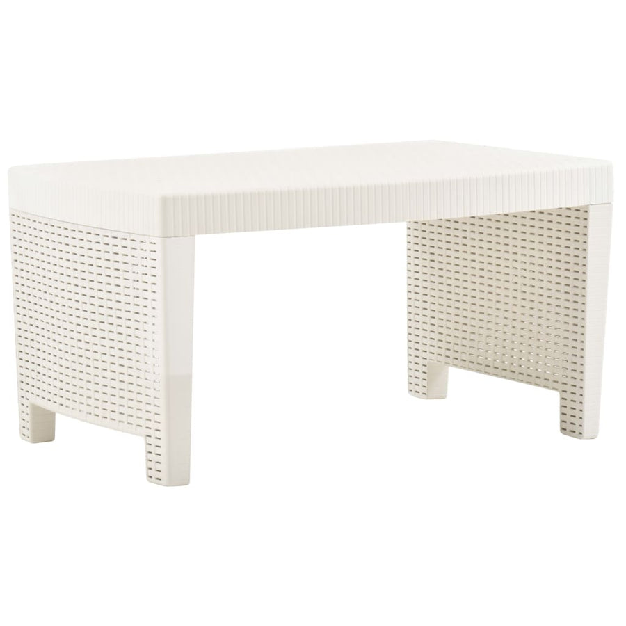 -Delige Loungeset Kunststof Wit