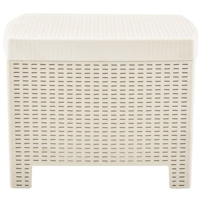-Delige Loungeset Kunststof Wit