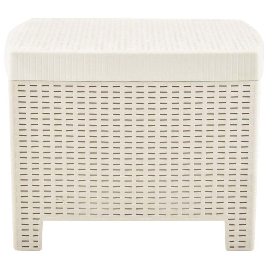 -Delige Loungeset Kunststof Wit