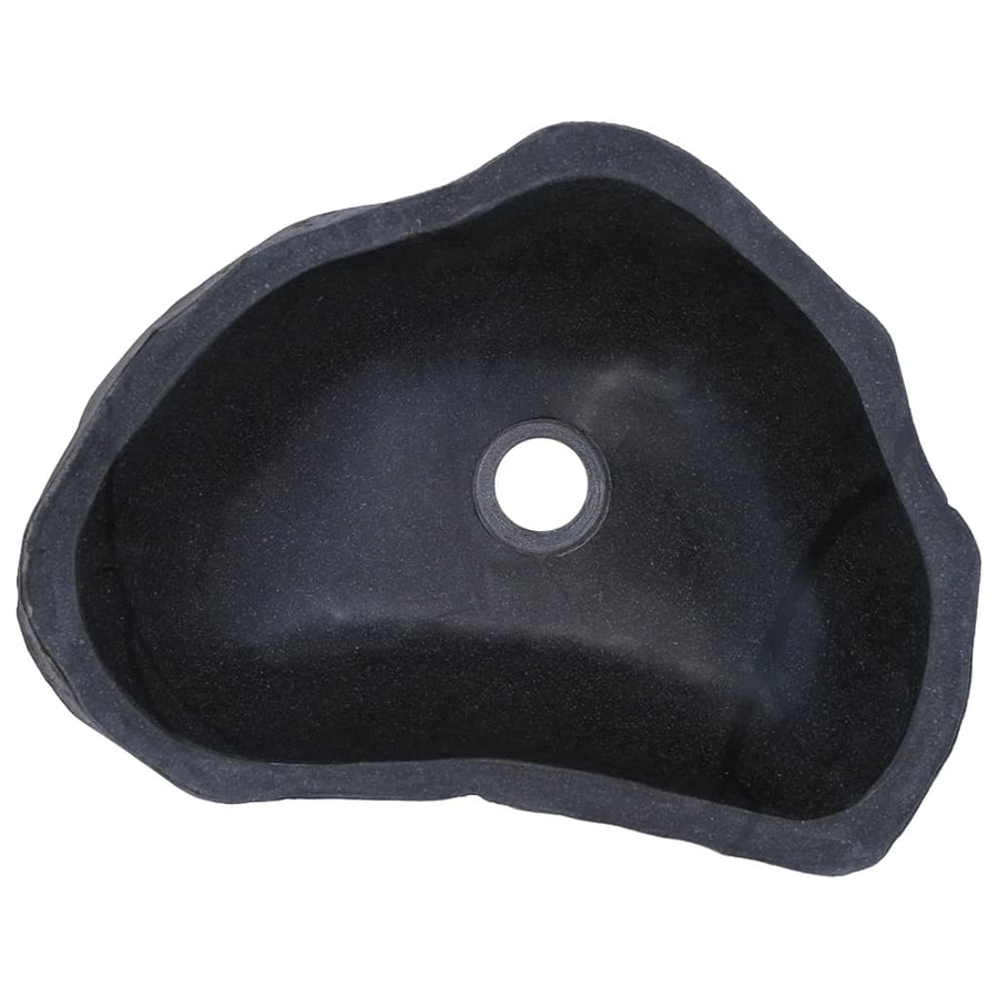 Wastafel ovaal 37-46 cm riviersteen 37-46 cm