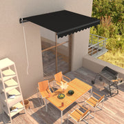 Luifel uittrekbaar 300x250 cm antraciet