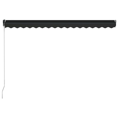 Luifel Handmatig Uittrekbaar 450 x 300 cm Antraciet