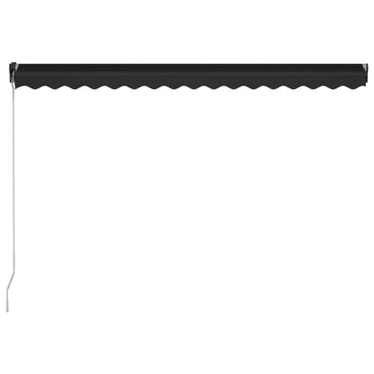 Luifel Handmatig Uittrekbaar Met Led 450 x 300 cm Antraciet