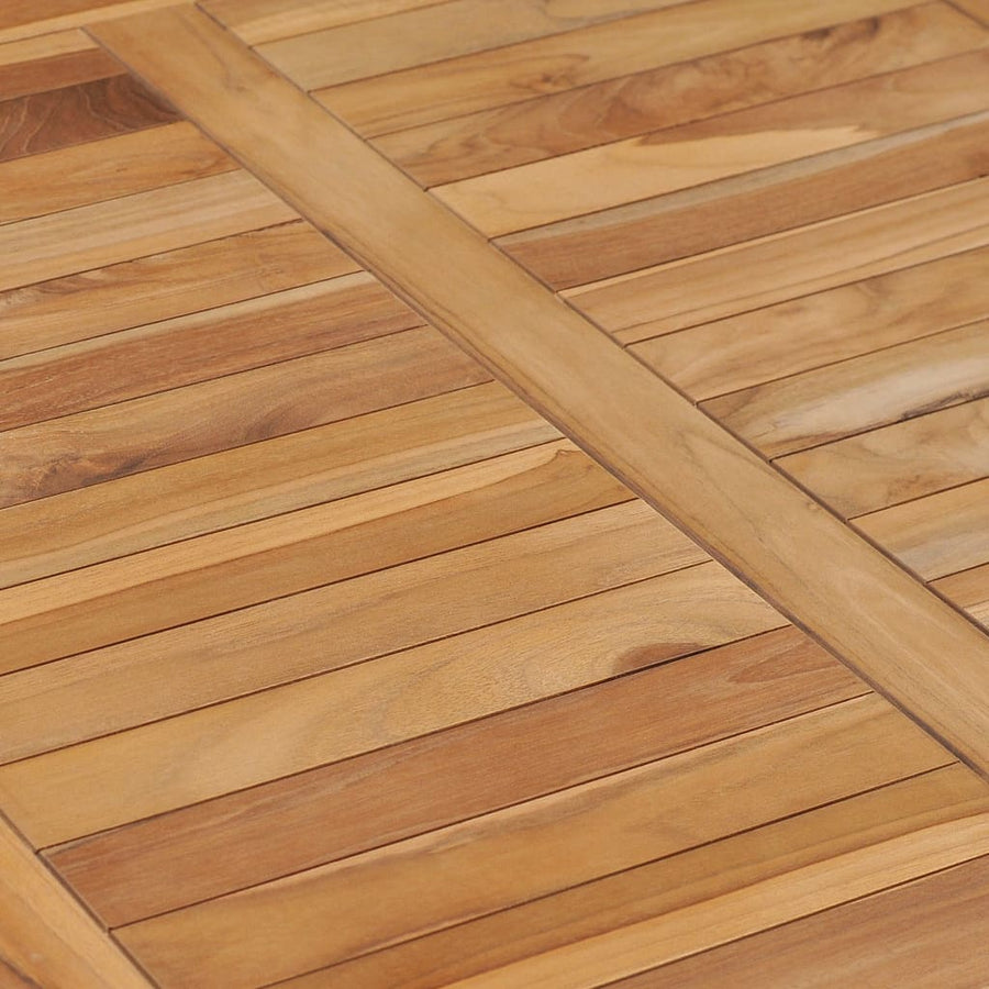 Tuintafel 80X80X Massief Teakhout 80 cm