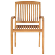 Tuinstoelen Stapelbaar Massief Teakhout 2