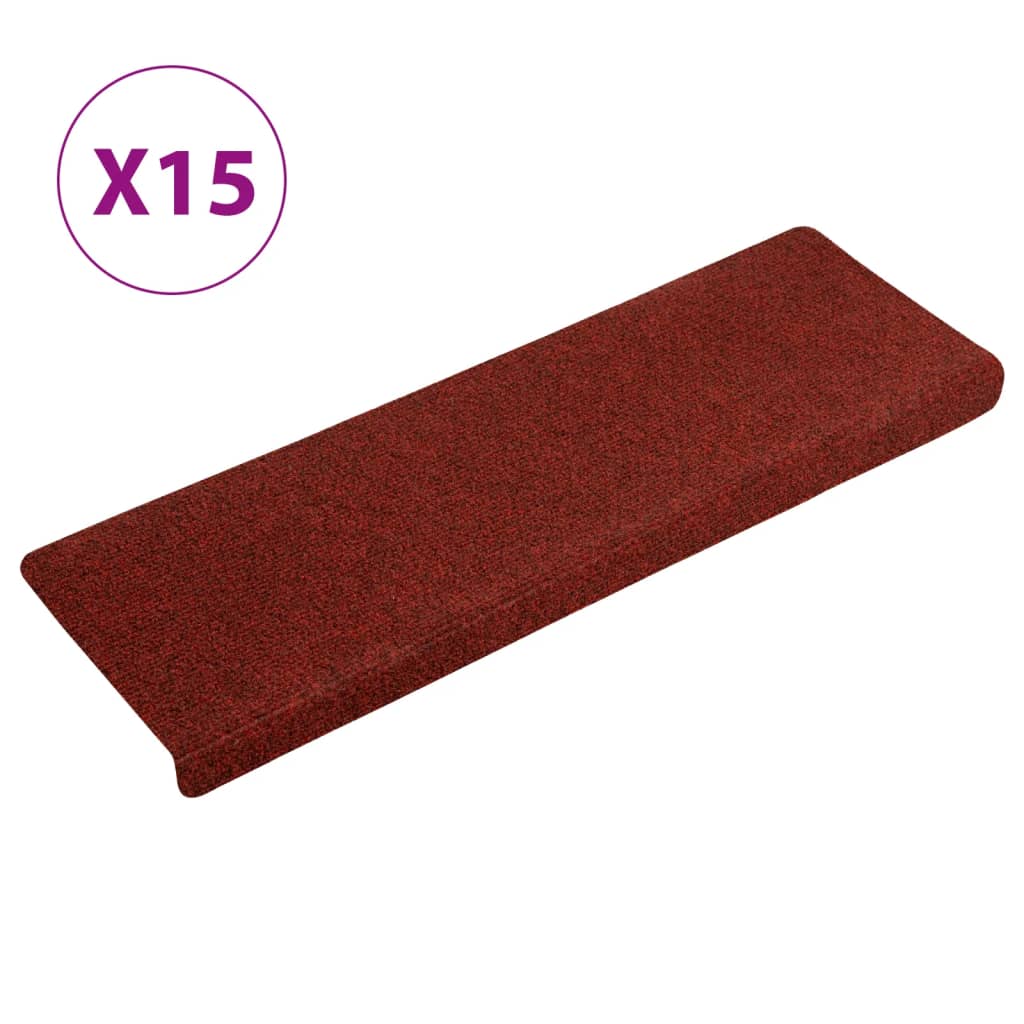 Trapmatten 65X21X4 Cm Naaldvilt 15 Rood