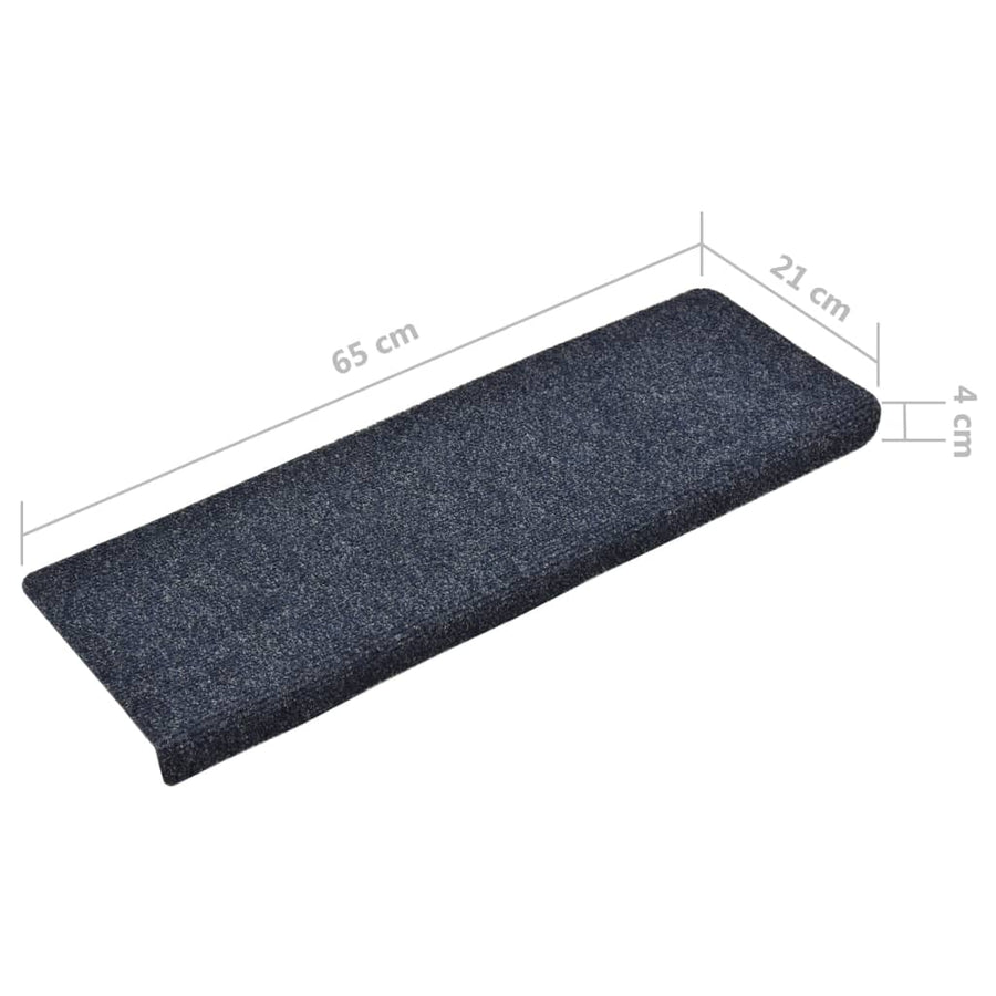 Trapmatten 65X21X4 Cm Naaldvilt 15 Blauw