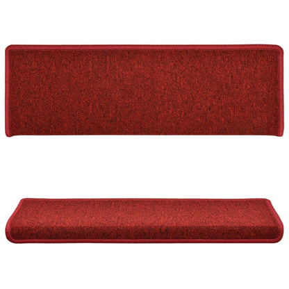 Trapmatten 15 St 65X21X4 Cm Rood 65 x 25 cm