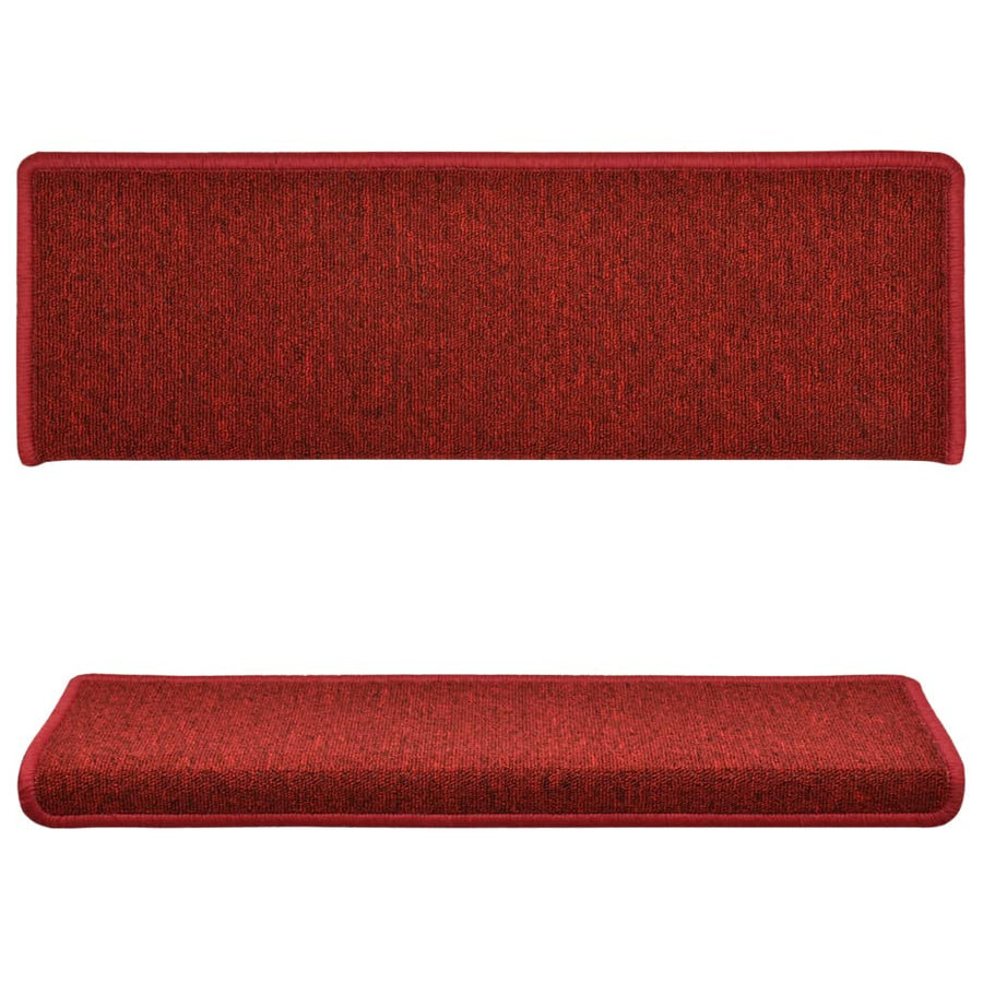 Trapmatten 15 St 65X21X4 Cm Rood 65 x 25 cm
