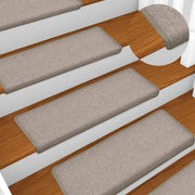 Trapmatten 15 st 65x21x4 cm taupe