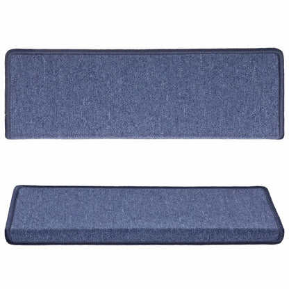 Trapmatten 15 St 65X21X4 Cm Blauw 65 x 25 cm