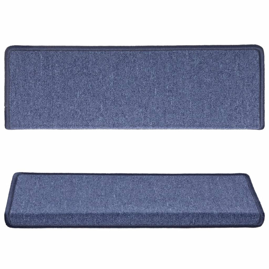 Trapmatten 15 St 65X21X4 Cm Blauw 65 x 25 cm