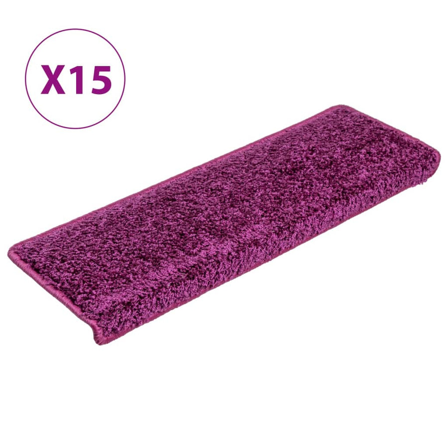 Trapmatten 15 St 65X21X4 Cm Paars Violet