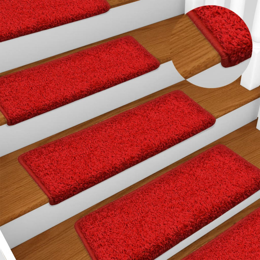 Trapmatten 15 St 65X21X4 Cm Rood
