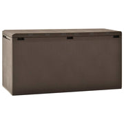 Tuinbox 114x47x60 cm bruin polypropyleen