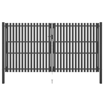 Poort 4X2,5 M Staal Antraciet 4 x 2.5 m