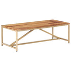 Coffee table 120x60x40 cm solid wood