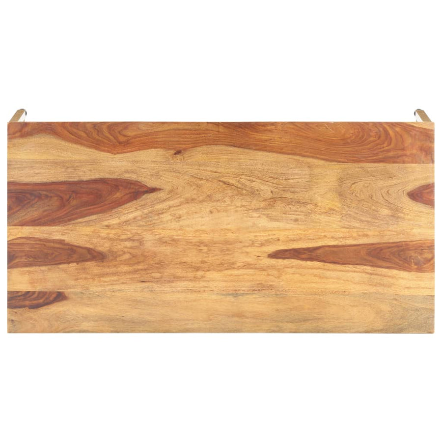 Salontafel 20X60X40 Cm Massief Sheeshamhout