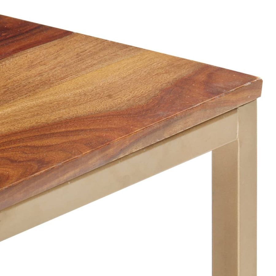 Salontafel 20X60X40 Cm Massief Sheeshamhout