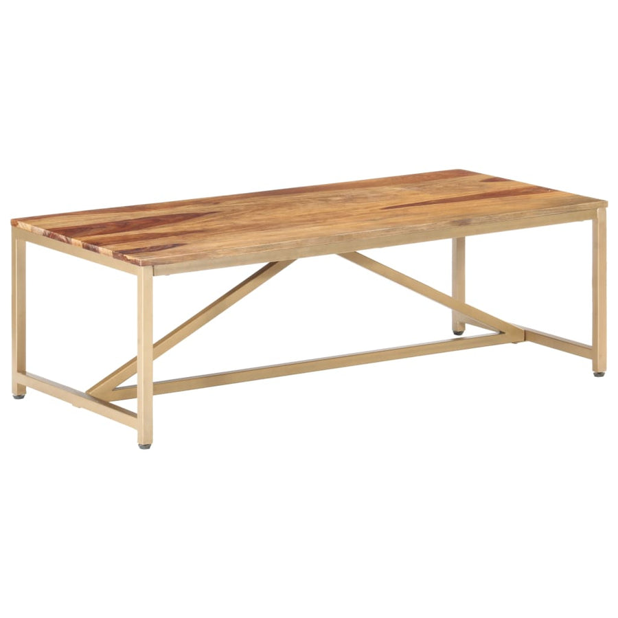 Salontafel 20X60X40 Cm Massief Sheeshamhout