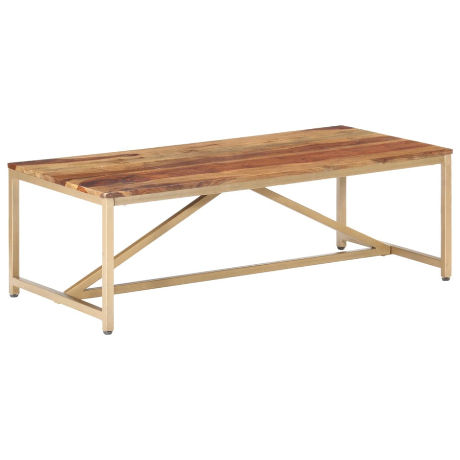 Salontafel 20X60X40 Cm Massief Sheeshamhout