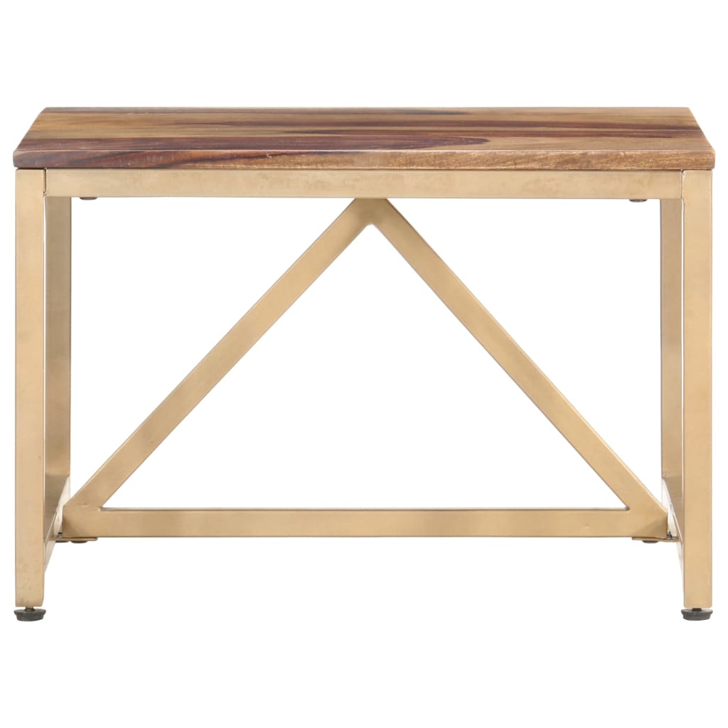 Bijzettafel 60X60X40 Cm Massief Sheeshamhout