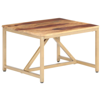 Bijzettafel 60X60X40 Cm Massief Sheeshamhout