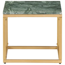 Salontafel Echt Steen Met Marmeren Textuur 40 x 40 x 35 cm Groen