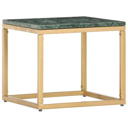 Salontafel Echt Steen Met Marmeren Textuur 40 x 40 x 35 cm Groen