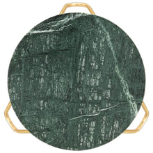 Salontafel 40x40x40 cm echt steen met marmeren textuur groen 40 x 40 x 40 cm Groen