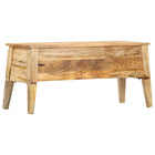 Opbergbox massief mangohout 99x35x48 cm