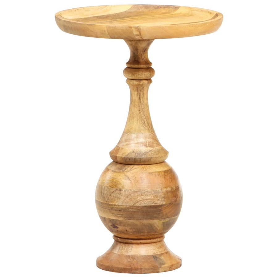 Bijzettafel Rond 43X43X66 Cm Massief Mangohout