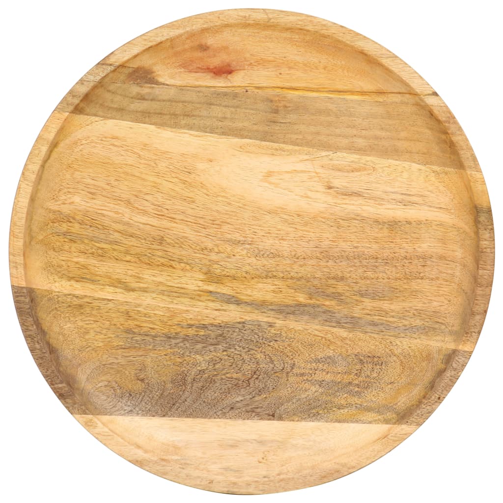 Bijzettafel Rond 43X43X66 Cm Massief Mangohout