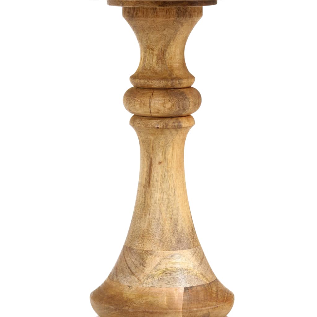 Bijzettafel Rond 43X43X66 Cm Massief Mangohout