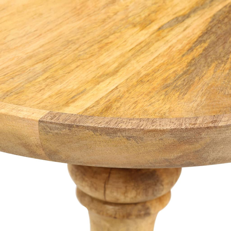 Bijzettafel Rond 43X43X66 Cm Massief Mangohout