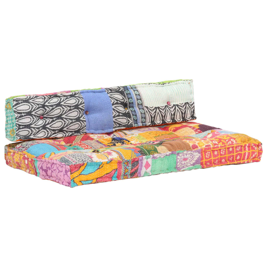 Bankkussen Pallet Stof Patchwork Meerkleurig 1 Multikleur