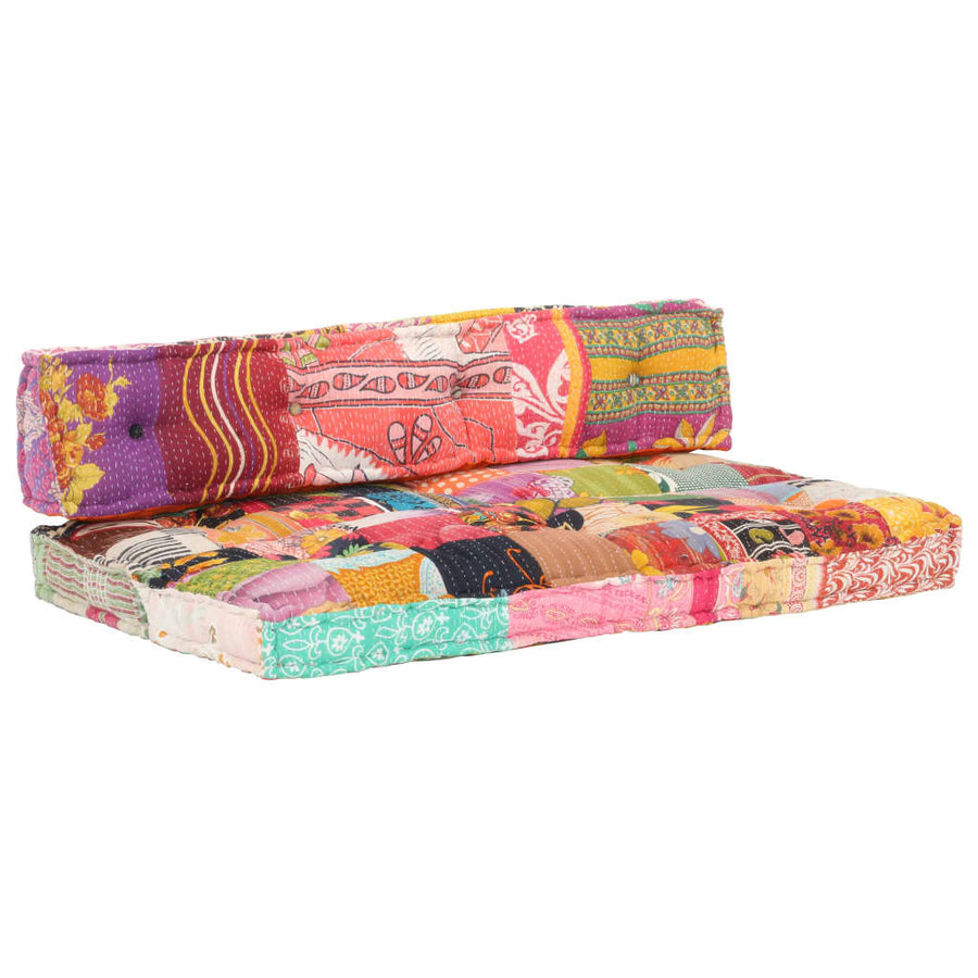 Bankkussen Pallet Stof Patchwork Meerkleurig 1 Multikleur
