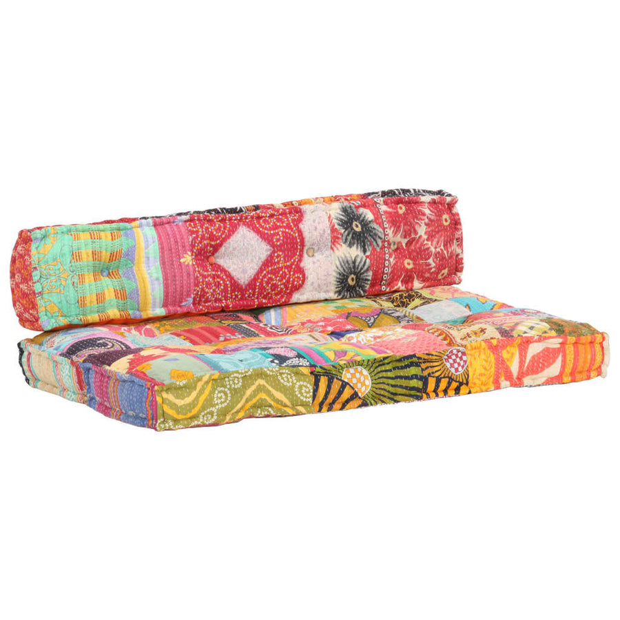 Bankkussen Pallet Stof Patchwork Meerkleurig 1 Multikleur