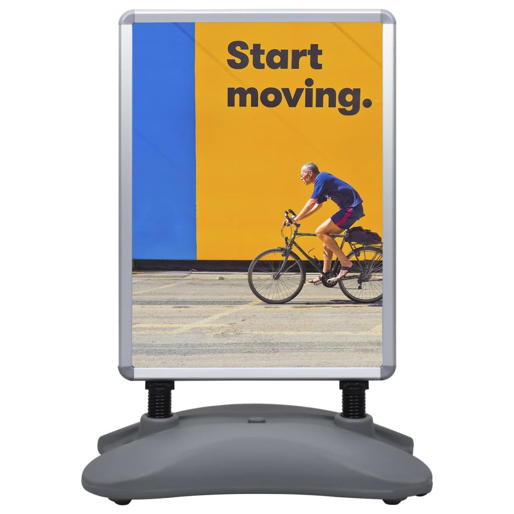 Posterstandaard A1 waterdicht aluminiumlegering Grijs