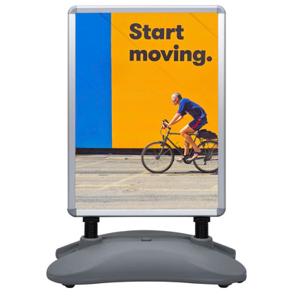 Posterstandaard A1 waterdicht aluminiumlegering Grijs