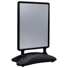 Posterstandaard A1 wateranker aluminium zwart