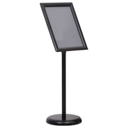 Posterstandaard A3 aluminium zwart 63-108 cm